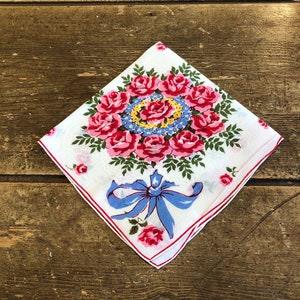 Rose Bouquet Cotton Handkerchief