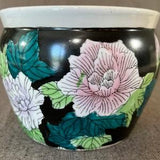Chinese flower pot or fish bowl with peonies.