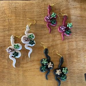 Plant Earrings | Polymer Clay Earrings