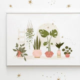 House Plant Print | Plants and Windows | Illustrated 8x10