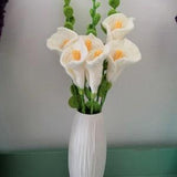 Crochet Calla Lily, Set of 4, Handmade knitted Flowers, Knitted Calla Lily, Calla Lily Bouquet, Crocheted Flowers, Home Decor, Gift