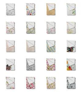 Ambesonne Shabby Flora Art Soft Flannel Fleece Throw Blanket Plush for Indoors