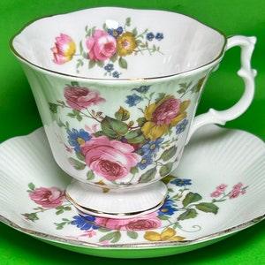 Royal Albert -  Cup & Saucer - Pink Rose Bouquet - As New