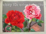 Chinese 100%hand embroidered silk suzhou embroidery:Peony Flower 50cm