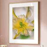 Georgia O'Keeffe Print Poster, Orchid, Floral Flower Print Botanical Large Wall Art Mid Century Modern Decor Canvas #548