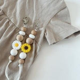 Keychains | Zipper Pulls | Backpack | Bag Tags | Sunflower | Daisy | Floral | Neutral | Farmhouse Style | Boho | Bohemian | Modern | Gift Id