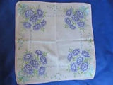 Vintage Handkerchief Hankie Charming Carnation Design