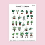 Sticker Sheet ~ Housplants ~ Hanging Plants ~ Indoor Plants ~ Bullet Journal ~ Happy Planer ~ Scrapbooking