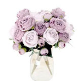 NNEOBA Artificial Flowers Peony Tea Rose