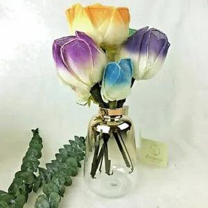 Handmade Magic Color Changing Flower in Vase Birthday Wedding Mother's Day Gift