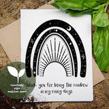 Thank you Greeting Card, Plantable Seed Card, Sustainable Gifting, Wildflower Seed Card, Flower Seed Card, Thankful for You Card, PNW