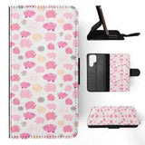 FLIP CASE FOR SAMSUNG GALAXY|PEONIES FLORAL FLOWER PATTERN