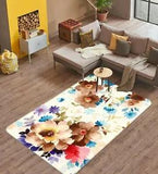 3D Peony Flower ZHUA4346 Game Non Slip Rug Mat Photo Carpet Zoe