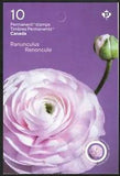 Canada sc#3376a Ranunculus Asiaticus : Persian Buttercup,  Booklet Bk, Mint-NH