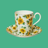 Pretty Pink Addiction-Royal Albert Marguerite Demitasse Cup and Saucer