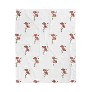 Birth Month Flower Blanket