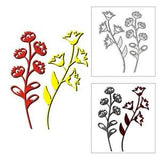 Dainty Lily Flower Plant Metal Cutting Dies Scrapbooking Card Making Craft