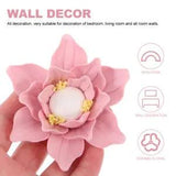 Peony Flower Wall Decor Ceramic Decoration Home Accents Hanging Flowers
