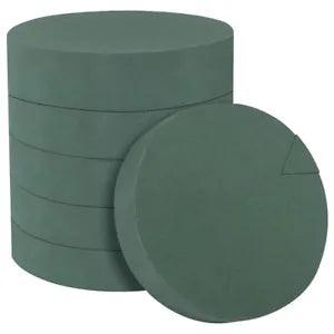 6Pcs Flower Foam Blocks,6.5Inch Round Dry Floral Foam for ,fW8