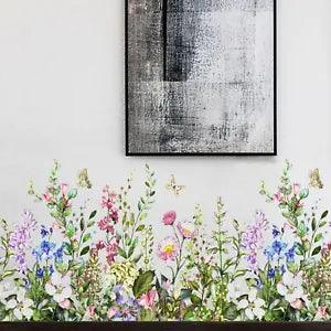 Wall Sticker Peony Rose Flower Wall Decal Nursery Home Sticker Decor Art Hot