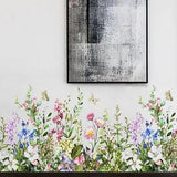 Wall Sticker Peony Rose Flower Wall Decal Nursery Home Sticker Decor Art Hot