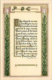 Nister Arts &Crafts Style Easter Postcard 2128, Lily Motif & Poem, Posted 1910