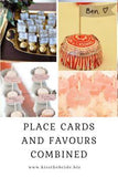 How to make place cards look fabulous ~ KISS THE BRIDE MAGAZINE Flower Delivery