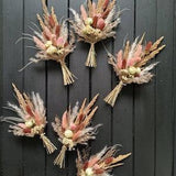 Mini-bouquet of country dried flowers - Vintage Style - Gift - Country - Home Deco - Spring Summer - Wedding - Baptism