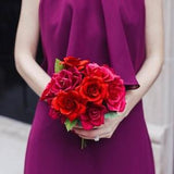 Romantic Mixed Roses Crepe Paper Flower Bouquet for wedding, anniversary, birthday, Valentine's