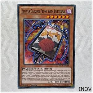 Flower Cardian Peony with Butterfly - INOV-EN014 - Common 1st Edition Yugioh