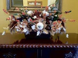 fall floral arrangements Thanksgiving Floral Centerpiece Fall Neutral Florals