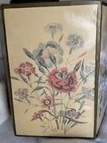 Vintage Hexagonal Flowers and Carnations Lamp Shade