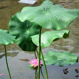 Large 40CM Artificial Water Lily Lotus Leaf Aquarium Pond Home Garden Decor