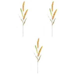 3 Pack Dry Flowers for Decoration Simulated Ears of Corn Bridal Shower Wheat
