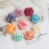 50pcs Artificial Carnation Flower Head For Wedding / Home And Garden Decoration