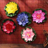5PCS artificial flower artificial water lily Artificial Plant Lily Pads for