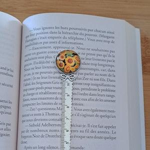 Bookmark/reading ruler/ sunflower