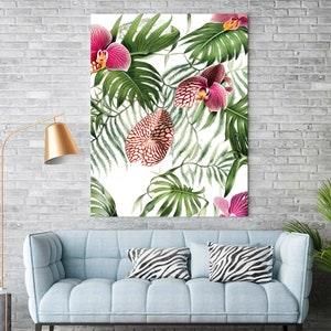 Tropical Jungle Orchid Leaves No.1