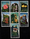 San Marino 1967 Sc# 654-660 Mint MNH flowers peony lily thistle Mt Titano stamps