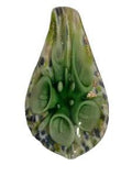 Glass Pendant Calla Lily Necklace Lampwork Studio Made Glass Flower Jewelry