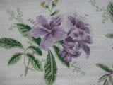 3.5Y Spectrum Plum Purple Lily Floral on Antiqued Ground Cotton Decor Fabric