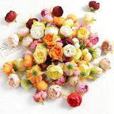 Artificial Poeny Flower Heads Decorative Accessories Use For DIY And Decorations
