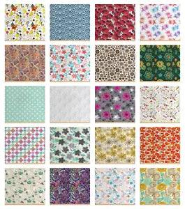 Ambesonne Floral Vintage Fabric by the Yard Decorative Upholstery Home Accents
