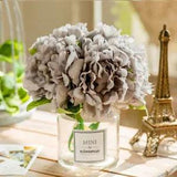 Big Peony Artificial Flowers Bouquet DIY Home Wedding Silk Large Fake...