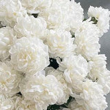 Faux Peony, Silk Peonies, Artificial Flowers, Artificial Peonies, Vintage Peonies, DIY Silk Wedding Bride Bouquets, Gift, white, pink