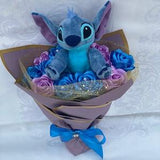 Plushie Ramo Buchon, Eternal Rose Bouquet, Plush Toy Bouquet, Handmade Fake Flower Bouquet, Ever Lasting Flower, Birthday Bouquet