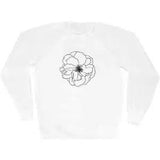'Peony Flower' Adult Sweatshirt / Sweater / Jumper (SW013855)