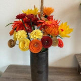 Fantasy Sunflowers, ranunculus, wild flowers. Artificial Autumn Fall Bouquet.  31 flowers! Thank you, birthday Gift
