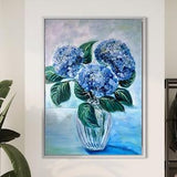 Oil painting on canvas 100x70 centimeters. Orchid flowers picture. Painting with flowers. Big picture. A wonderful gift for her. Handmade.