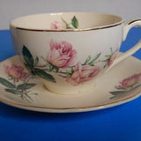 Vintage Rose Bouquet 22kt Gold border Made in England